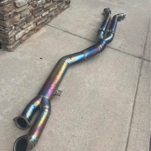 Titanium Single Midpipe For BMW