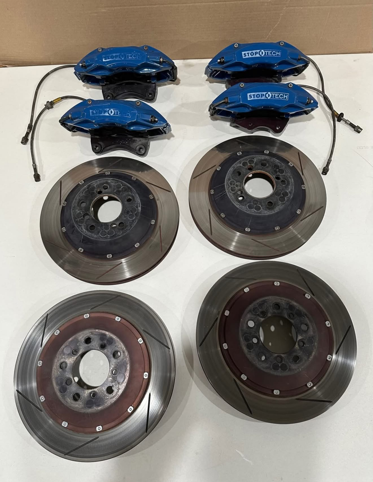E46 M3 Stoptech ST40 Big Brake Kit Europe E46 M3 Stoptech ST40 Big Brake Kit Europe